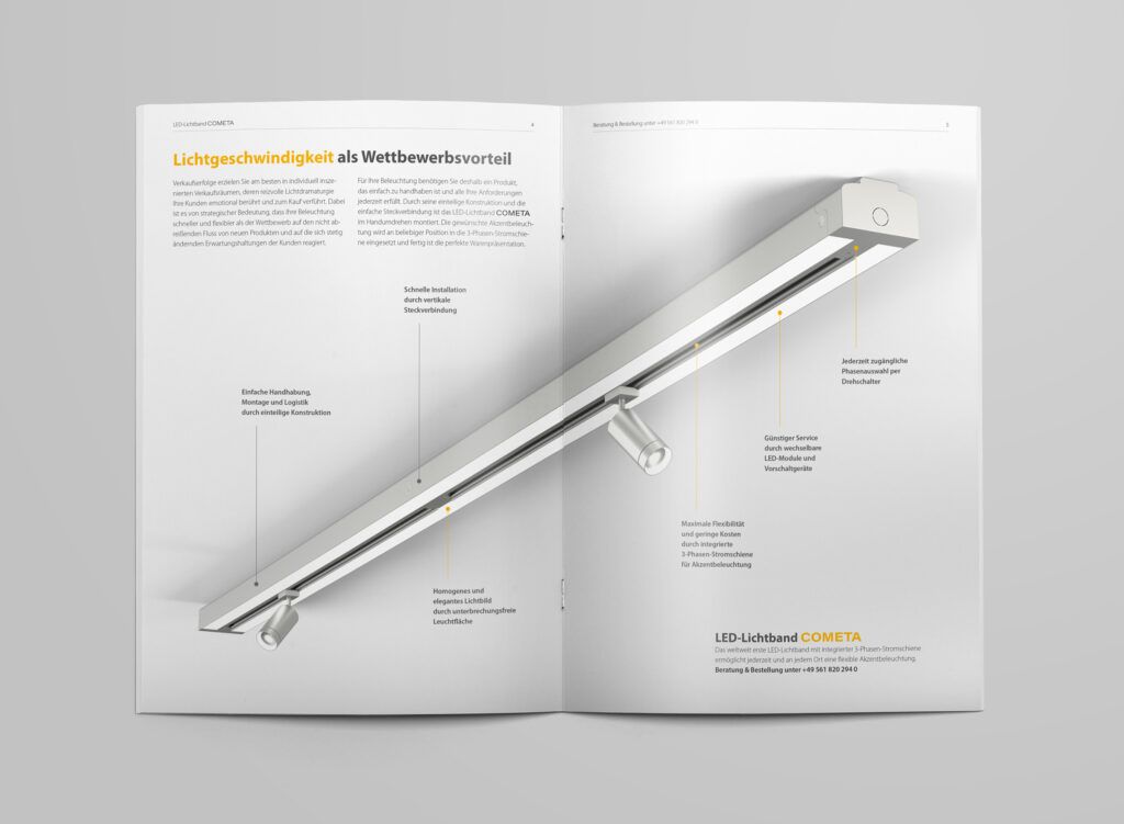 3D Visualisierung, Skylight LED Leuchte Produktrenderings