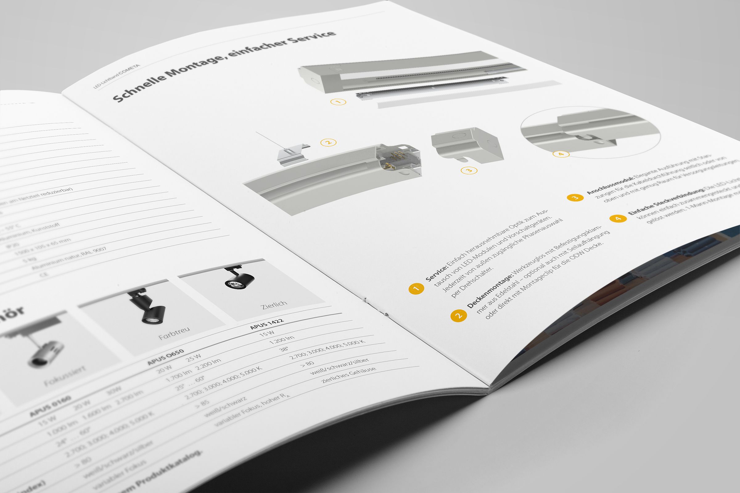 3D Visualisierung, Skylight LED Leuchte Produktrenderings