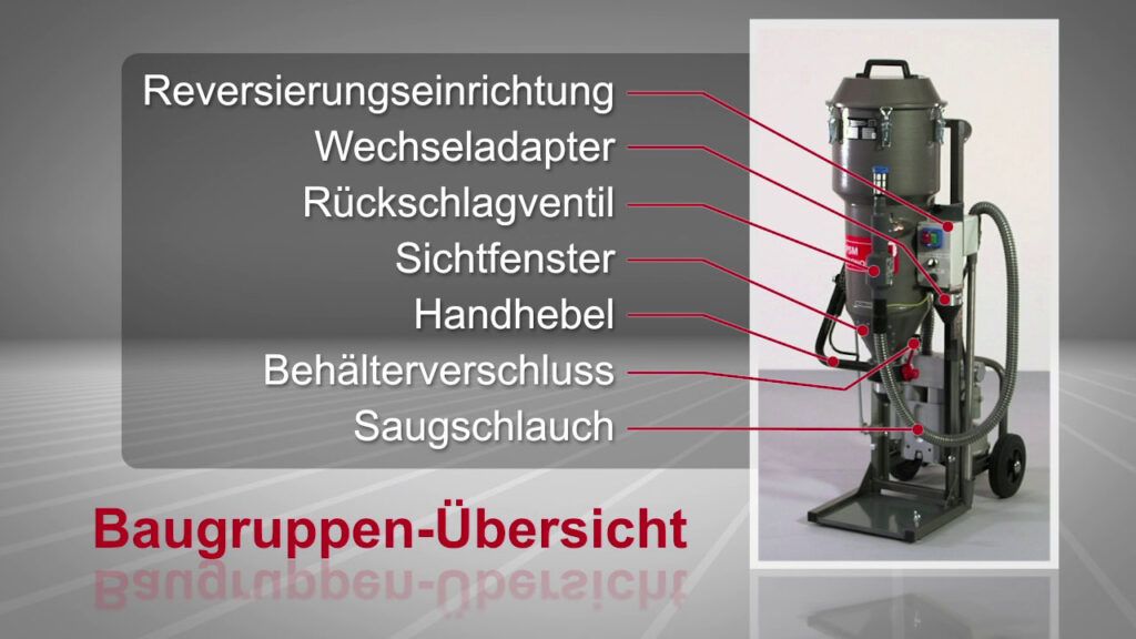 Anleitungsfilm Pulversaugmaschinen