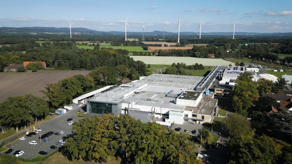 B. Braun Werk Glandorf Luftbild