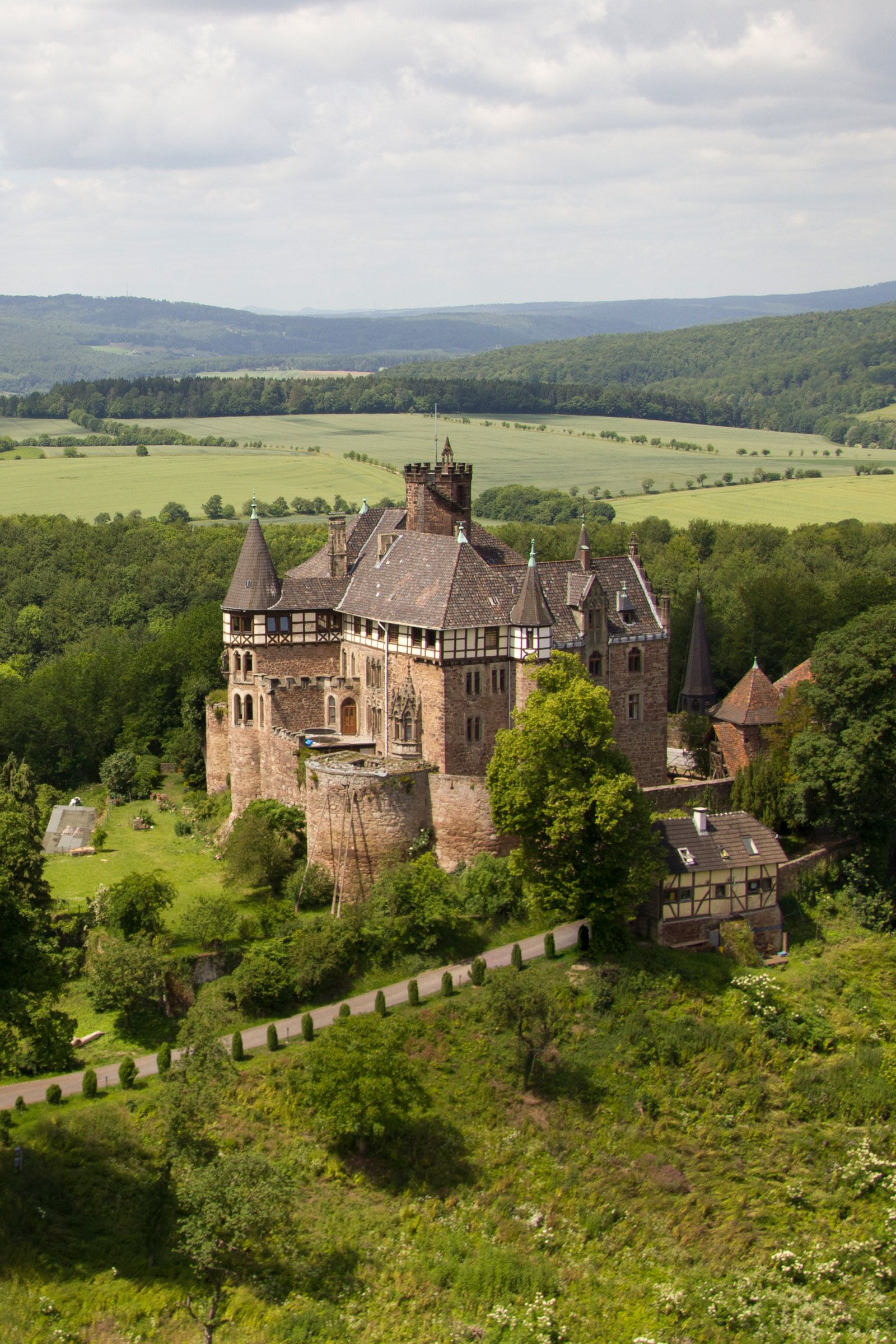 Luftfotografie Schloß Berlepsch