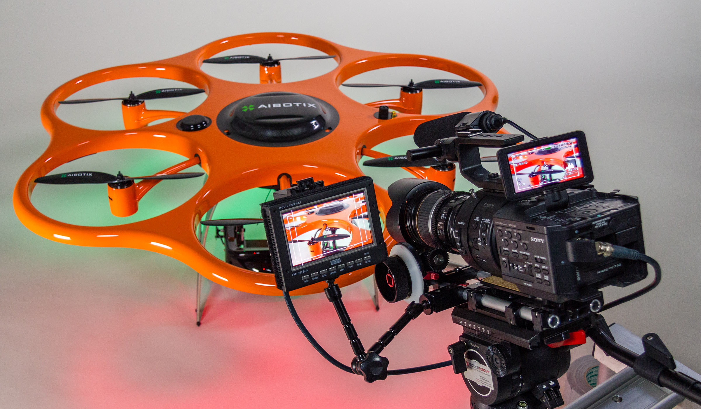 Produktvideo Dreharbeiten Aibotix