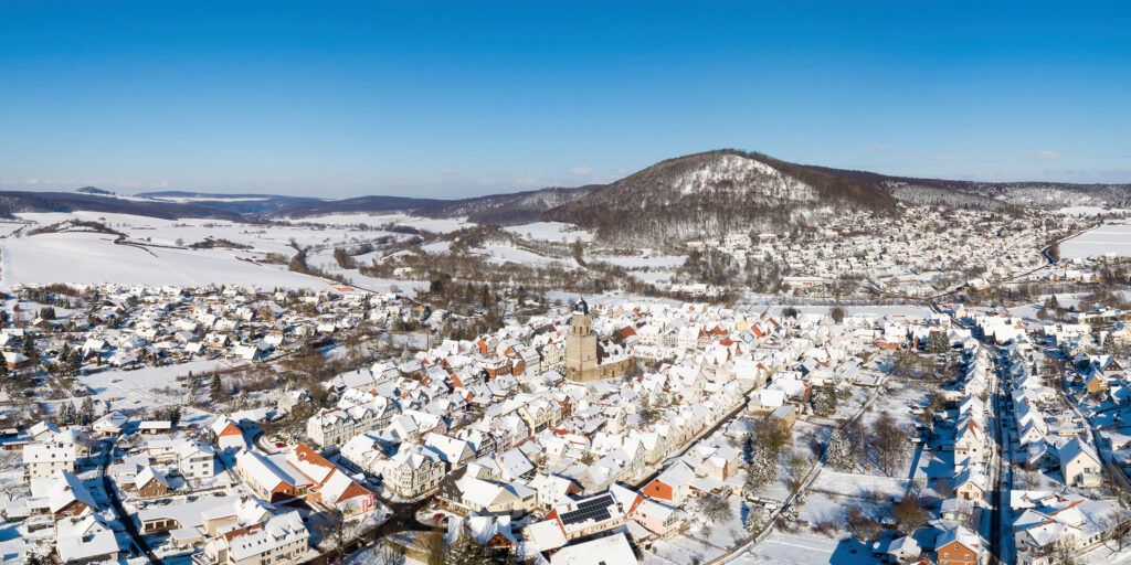 Stadt Zierenberg – Winterliche Luftaufnahmen