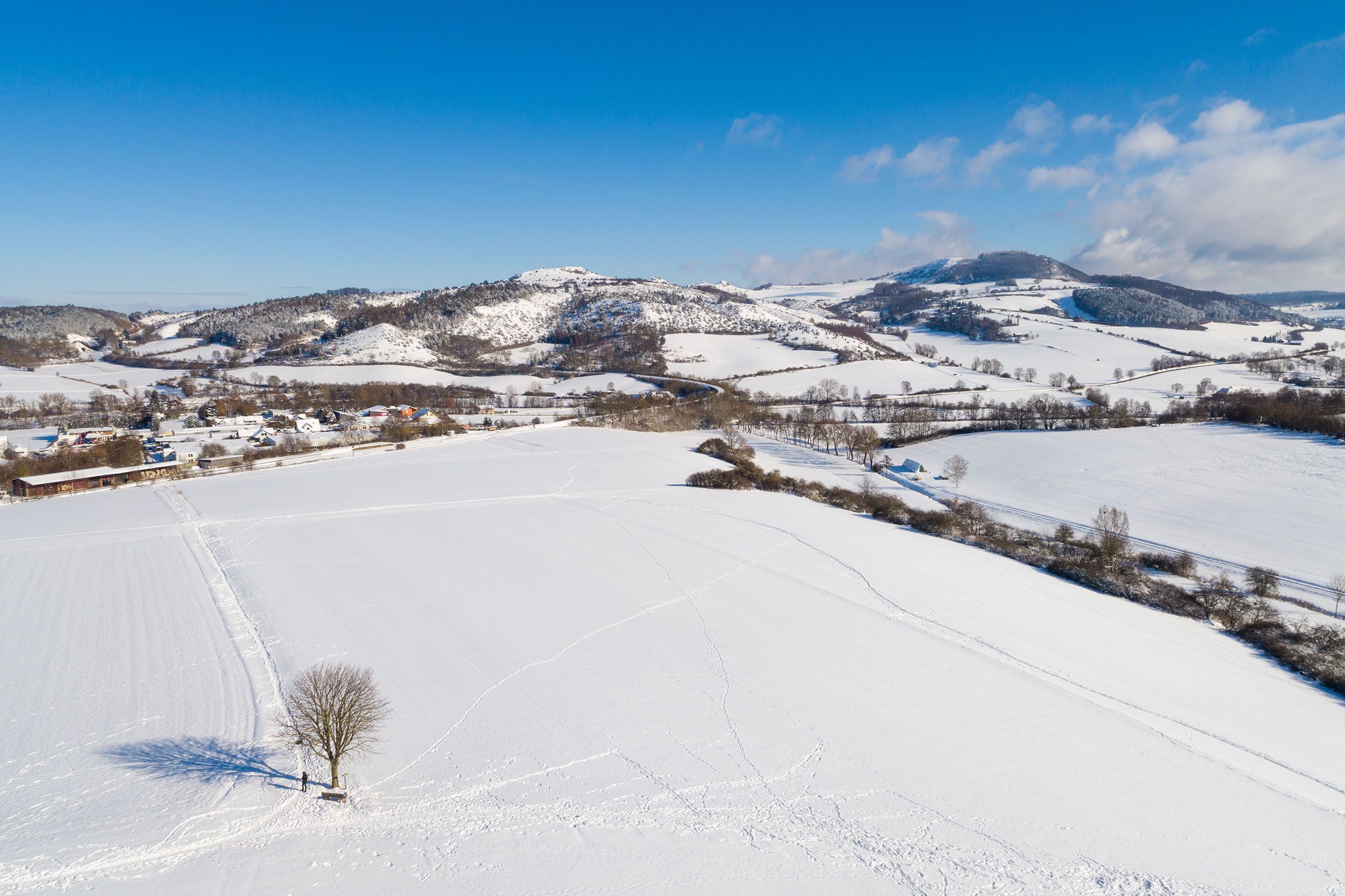 Stadt Zierenberg – Winterliche Luftaufnahmen