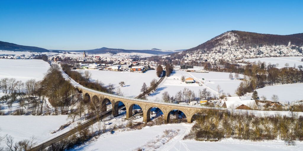 Stadt Zierenberg – Winterliche Luftaufnahmen