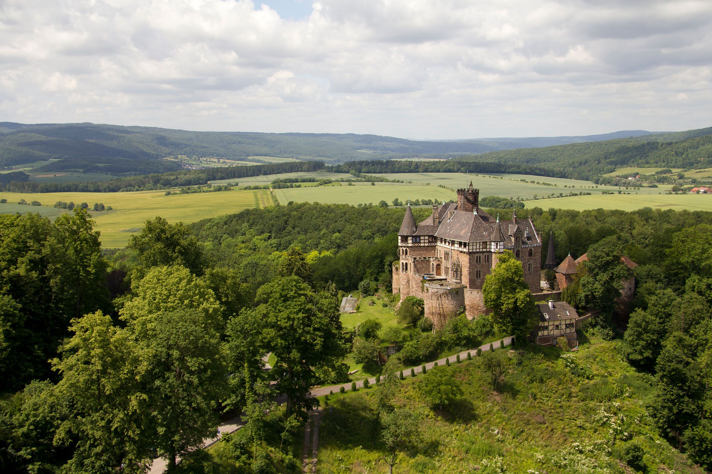 Luftfotografie Schloss Berlepsch