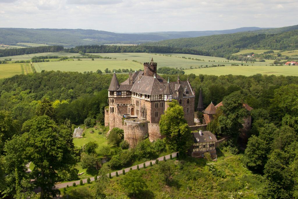 Luftfotografie Schloss Berlepsch